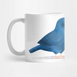 Blue Finch Bird Mug